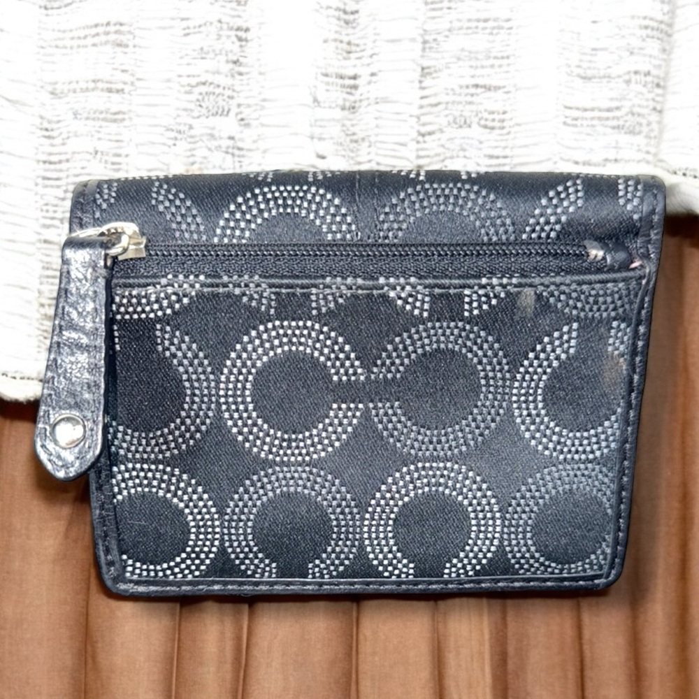 💛SOLD💛 Coach Madison Dotted Op Art Swingpack Crossbody with Wallet Set - Picture 14 of 16